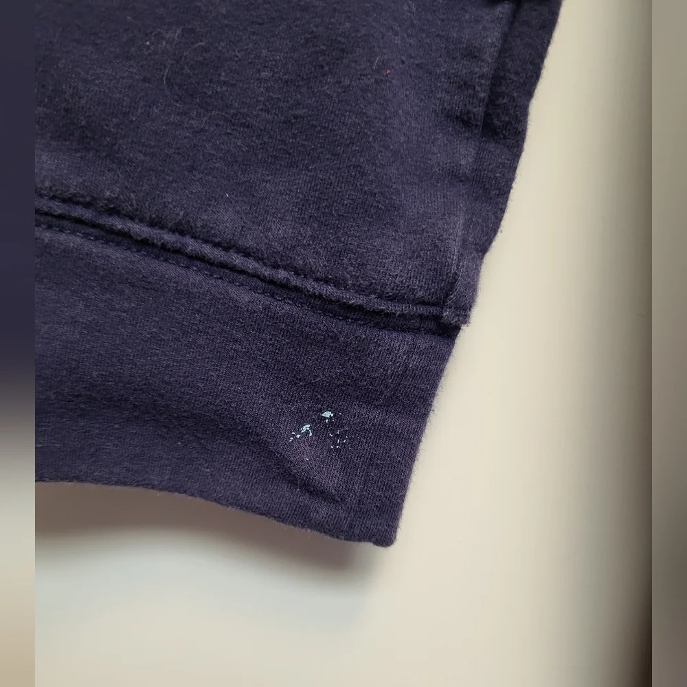 Gymboree Kids Blue Sweatshirt with Decorative Zipper & Button Design Size S(5-6)